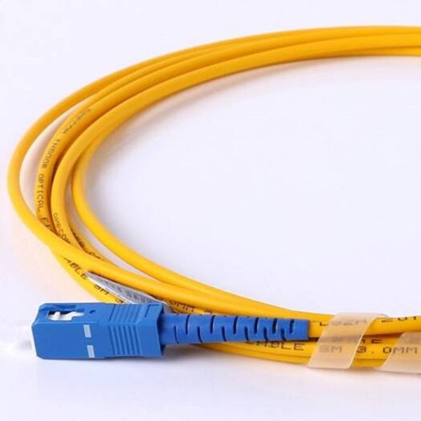 Fibre Optic Cables Sc To Fiber Patch Cable Single Mode Simplex 9 125Um Os1 Lszh 3M Yellow