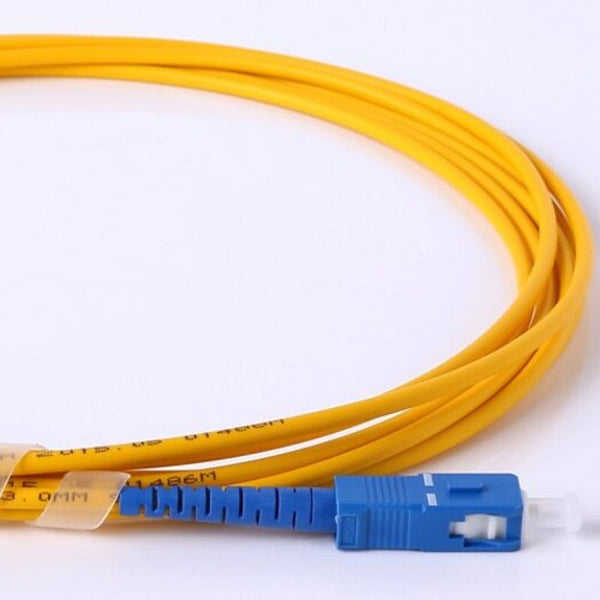 Fibre Optic Cables Sc To Fiber Patch Cable Single Mode Simplex 9 125Um Os1 Lszh 3M Yellow