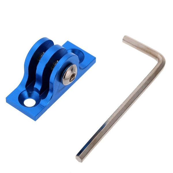 Other Cameras, Accessories Cnc Aluminium Flat Bottom Adapter Mount Screw Tool For Gopro Hero 1 2 3 4 Blau