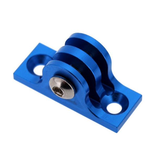 Other Cameras, Accessories Cnc Aluminium Flat Bottom Adapter Mount Screw Tool For Gopro Hero 1 2 3 4 Blau