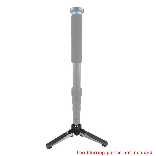 Universal Three Foot Support Stand Monopod Base For Tripod Head Dslr Cameras 3 8