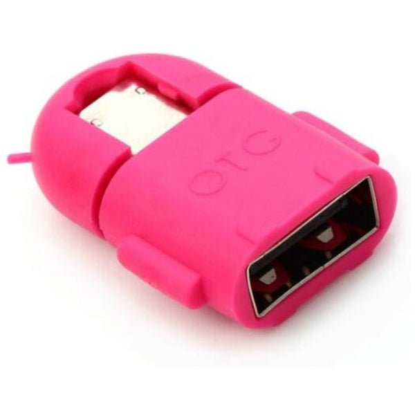 Android Robot Shape Micro Usb Connector Rose