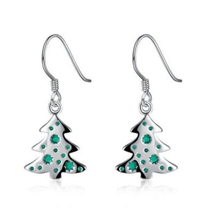 Earrings Another Silver Christmas Theme Drop For Trees