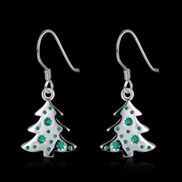 Earrings Another Silver Christmas Theme Drop For Trees