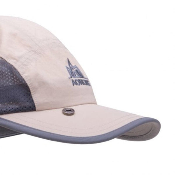 Hats E4089 Fishing Hat Sun Visor Cap Outdoor Upf 50 With Removable Ear Neck Flap Cover Tan