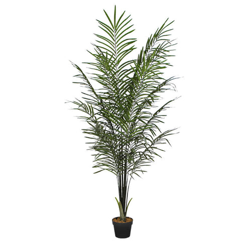 Artificial Plants Artificial Areca Palm Black Trunks 190 Cm