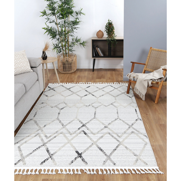 Rugs Rug Home Decor Ares 02 Cream Grey 80X300