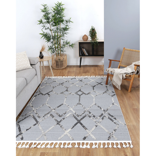 Rugs Rug Home Decor Ares 04 Grey Anthrasite 80X300