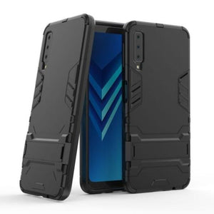 Cases, Covers & Skins Armor Case For Samsung Galaxy A7 2018 / A750 Shockproof Protection Cover Black