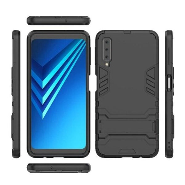 Cases, Covers & Skins Armor Case For Samsung Galaxy A7 2018 / A750 Shockproof Protection Cover Black