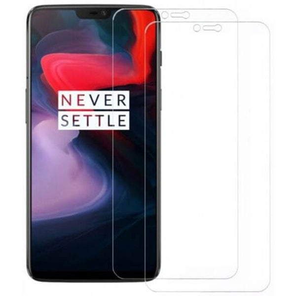 Screen Protectors 2.5D Arc Edge Protective Film For Oneplus 6 2Pcs Transparent