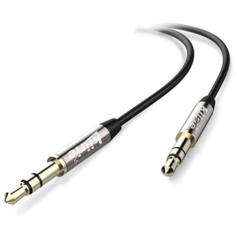 Audio Cable 3.3Ft / 1M3.5Mm Stereo Premium Auxiliary For Headphones Iphones Black