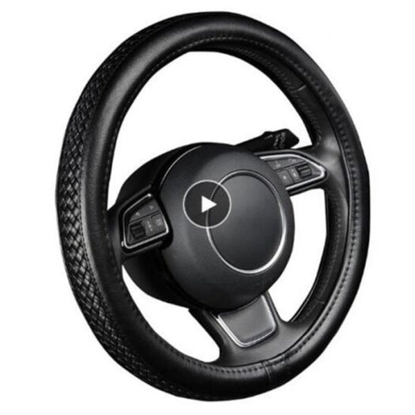 Steering Wheels Pu Leather Steering Wheel Cover Black