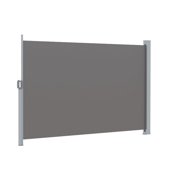 Awning & Canopy Parts Instahut Side Awning Sun Shade Outdoor Blinds Retractable Screen 1.8X3m Grey