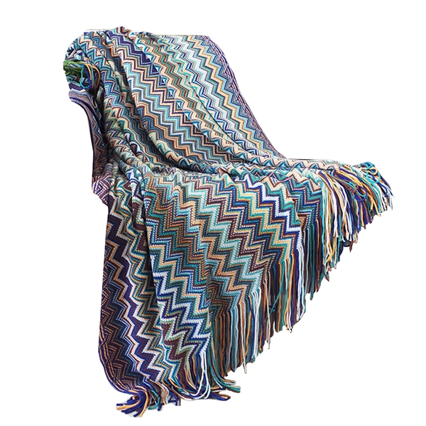 Throws & Afghans Aztec Boho Tassel Fringe Throw Blanket Couch Cover Home Decor