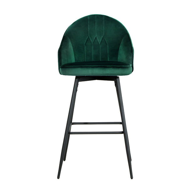 Sheets Artiss Set Of 2 Bar Stools Kitchen Dining Chairs Velvet Barstool Green Mesial