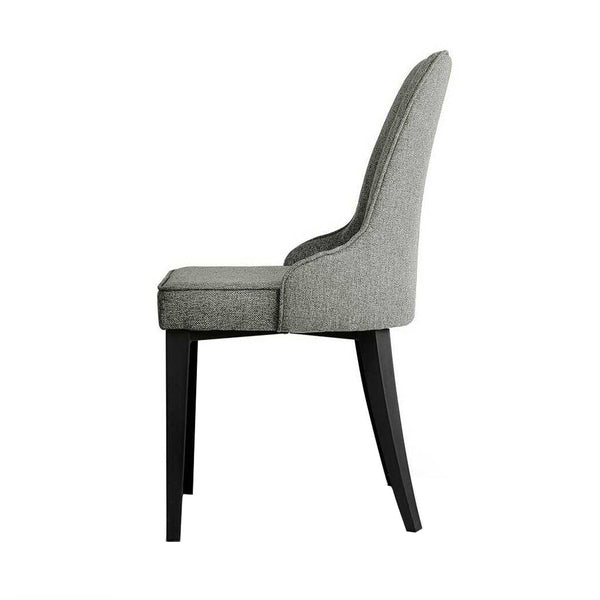 Dining Chairs Artiss Set Of 2 Fabric Grey