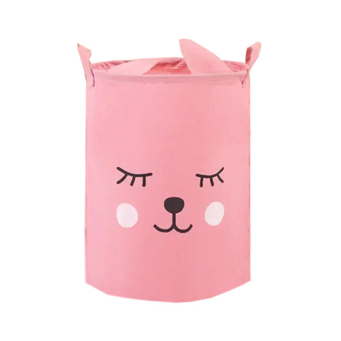 Hanging Closet Storage Storage Bag Rabbit Waterproof Folding Clothing Organizer Cartoon Art Bucket