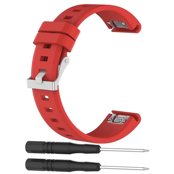 Watch Bands Band For Fenix5 Approach S60 Forerunner935 Multi Sport Training Gps Watch Accessory Replacement With Pin Removal Tools Garmin Smart Red