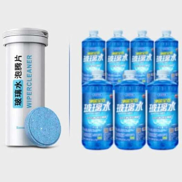 Other Automotive Care Supplies Car Windshield Auto Glass Solid Cleaner Wiper 12Pcs White