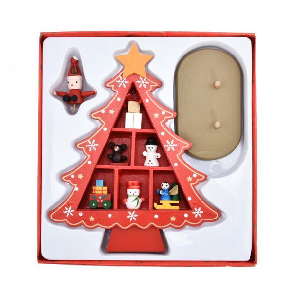 Seasonal Decorations Wooden Christmas Tree Table Decoration