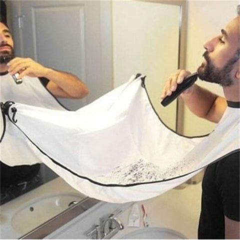 Styling Capes & Gowns Beard Bib Apron Salon Tool Shaving Cloth White