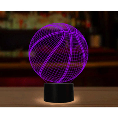 Bedside Lamp Touch Basketball Night 3D Led Table