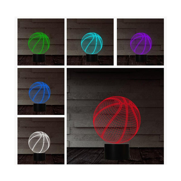 Lamps Bedside Lamp Touch Basketball Night 3D Led Table