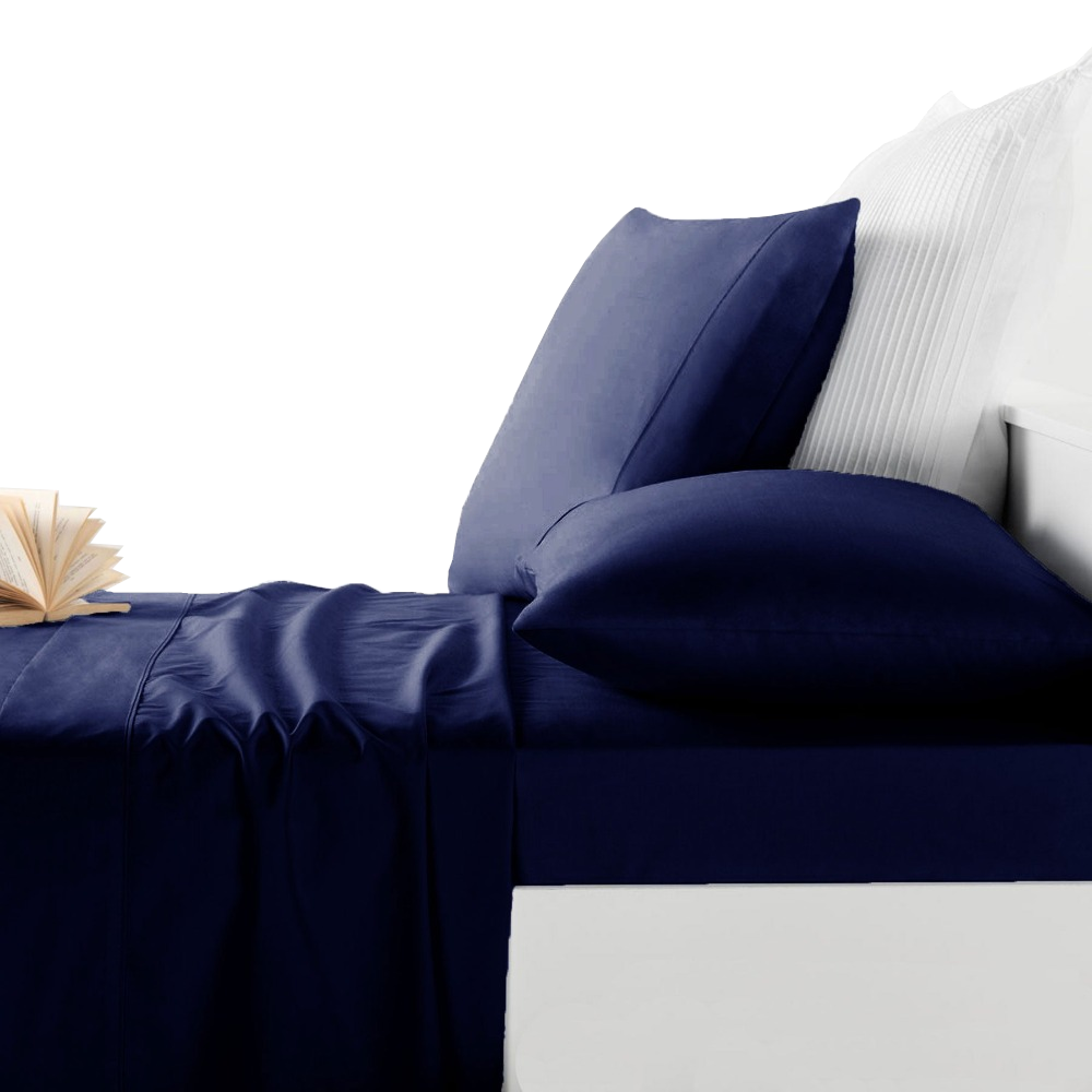 Belmondo 225Tc Sheet Set Navy