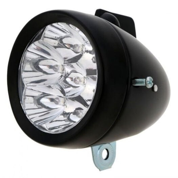 Lights & Reflectors Bicycle Headlights 7Led Retro Front Lighting Black