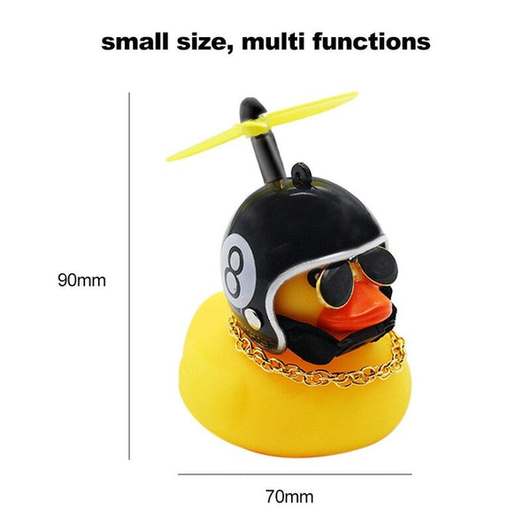 Bells & Horns Bicycle Lights Bell Cute Little Yellow Duck Handlebar Horn Lamp 04