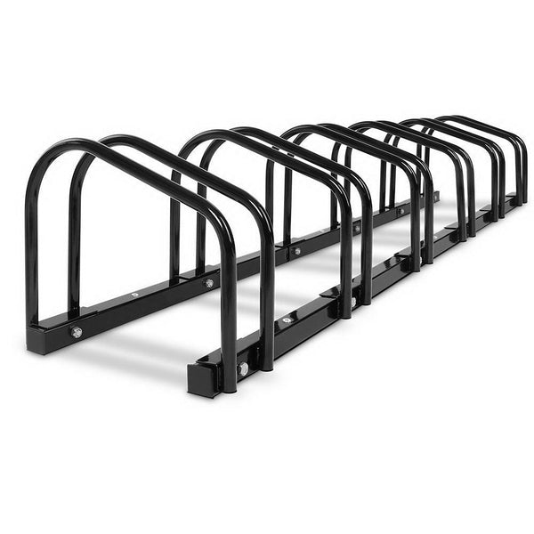 Bicycle Stands & Storage Giantz Weisshorn 6 Bike Stand Floor Bicycle Storage Black