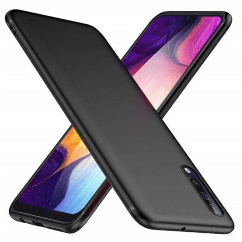 Black Tpu Cover Phone Case For Samsung Galaxy A50