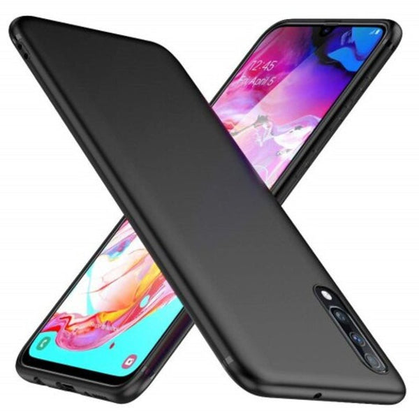 Black Tpu Cover Phone Case For Samsung Galaxy A70