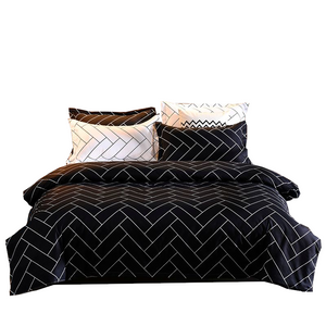 Quilt Covers Black&White Size Duvet Quilt Cover Set