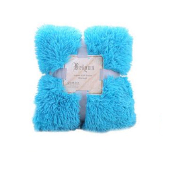 Blankets 160Cm X 130Cm Soft Fluffy Shaggy Warm Blanket Bedspread Throw