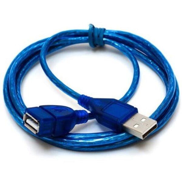 USB Cables, Hubs & Adapters Blue 1M Usb 2.0 Extension Cable Male To Female For Computer Sky