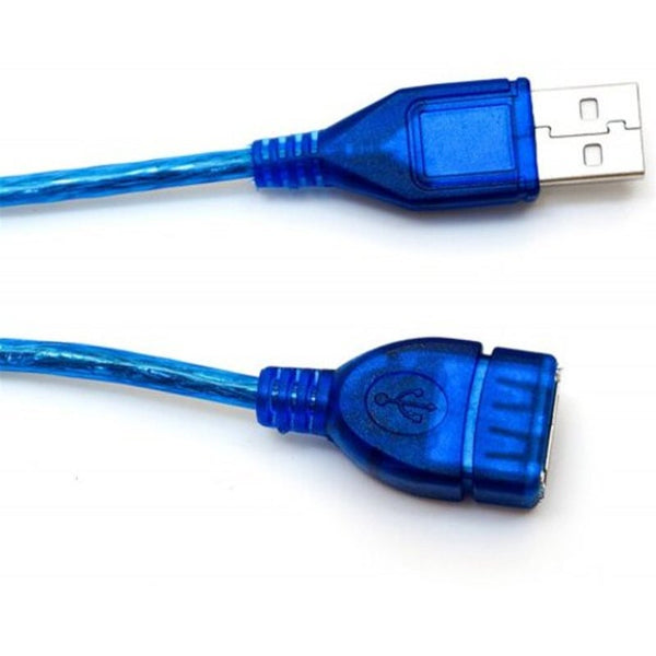 USB Cables, Hubs & Adapters Blue 1M Usb 2.0 Extension Cable Male To Female For Computer Sky