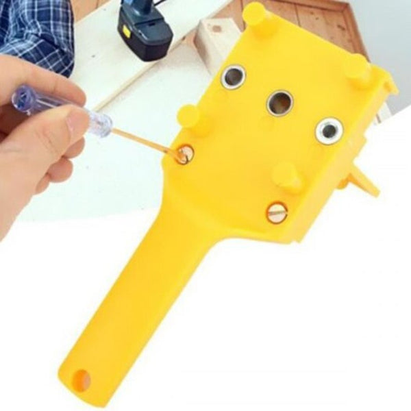 Drill Bits Board Drilling Positioner Straight Hole Punch Diy Tool Rubber Ducky Yellow