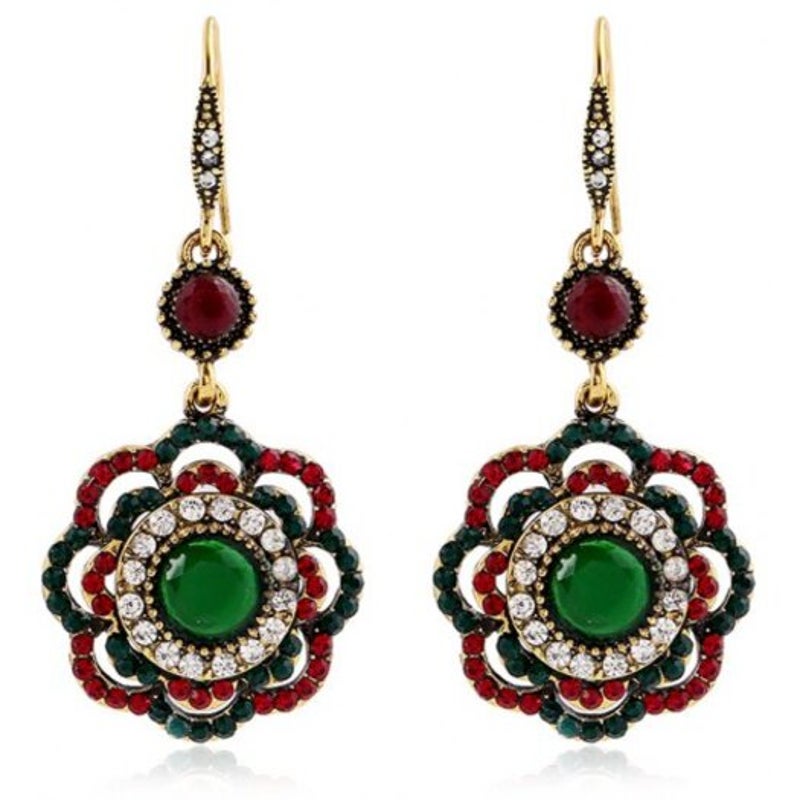 Bohemia Style Retro Earrings Multi A