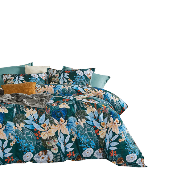 Quilt Covers Botanical Bella Microfibre Quilt Cover Set