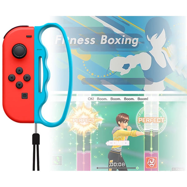 Controllers & Attachments Boxing Grip For Nintendo Switch Joy Con Fitness Gamefit Clasp Accessories Handle Adults And Children 2 Packs Red Blue