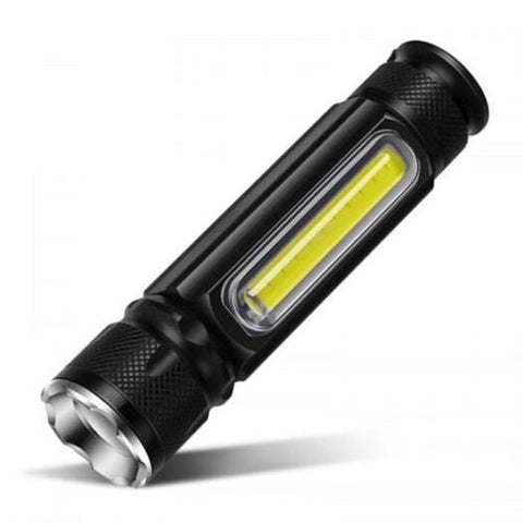 Flashlights 5000Lm Multifunction T6 Led Flashlight Magnet Work Light Black