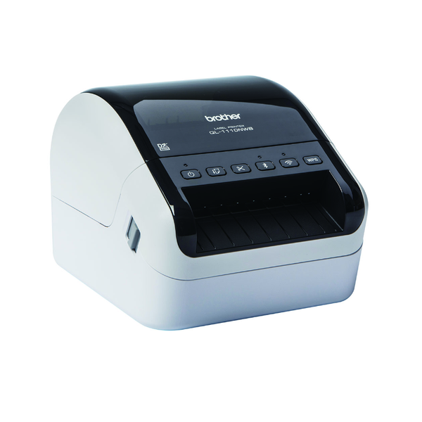 Label Printers Brother Ql 1110Nwb Network Wireless Bluetooth Extra Wide High Speed Label Printer