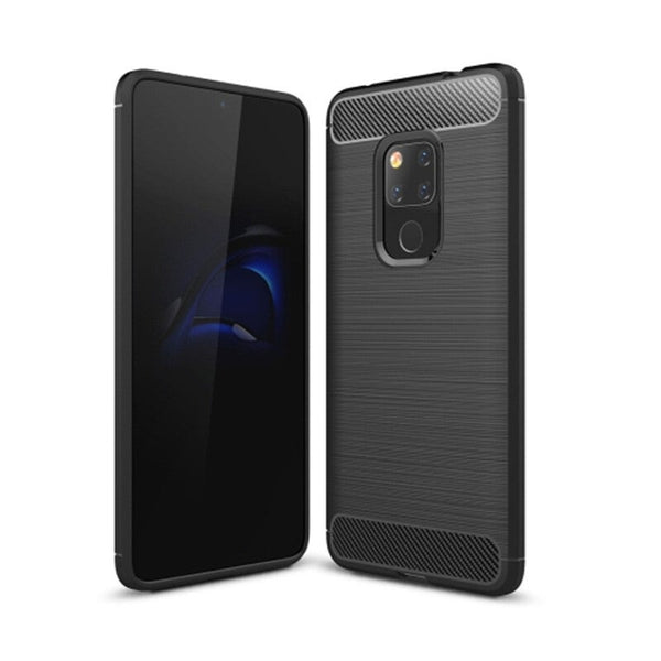 Cases, Covers & Skins Brushed Texture Carbon Fiber Shockproof Tpu Case For Huawei Mate 20 Black