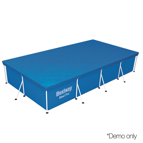 Pool Covers Bestway Pvc Pool Cover Durable Drainage Holes Ropes To Secure