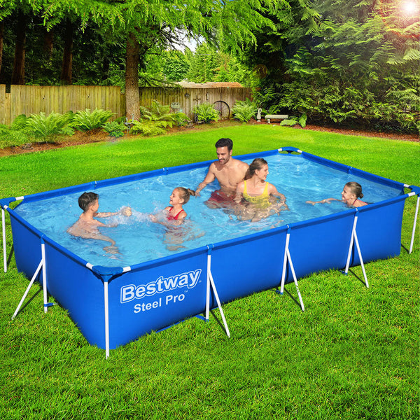 Above Ground Pools Bestway Swimming Pool Above Ground Heavy Duty Steel Pro Frame Pools 4M