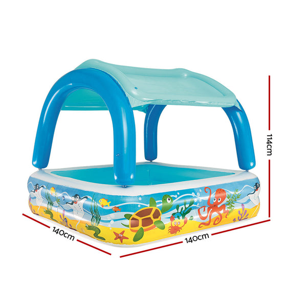 Inflatable & Kid Pools Bestway Inflatable Kids Pool Canopy Play Swimming Family Pools