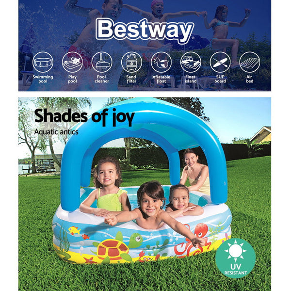 Inflatable & Kid Pools Bestway Inflatable Kids Pool Canopy Play Swimming Family Pools