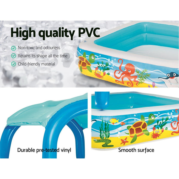 Inflatable & Kid Pools Bestway Inflatable Kids Pool Canopy Play Swimming Family Pools